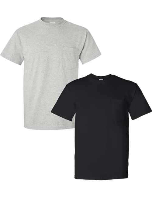 Gildan Men's DryBlend Workwear T-Shirts with Pocket, 2-Pack