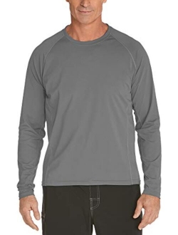 UPF 50  Men's Hightide Long Sleeve Swim Shirt - Sun Protective