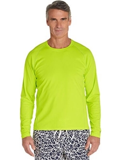 UPF 50  Men's Hightide Long Sleeve Swim Shirt - Sun Protective