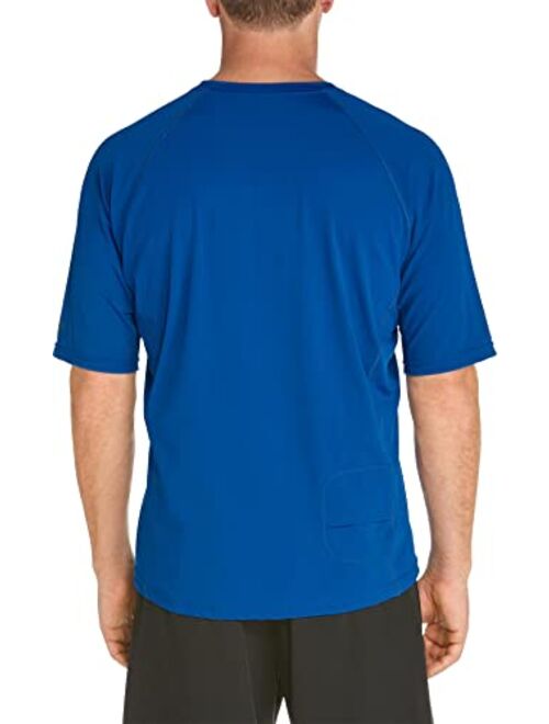 Coolibar UPF 50+ Men's Hightide Short Sleeve Swim Shirt - Sun Protective