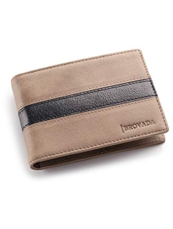 Minimalist Slim Bifold Front Pocket Wallet with Money Clip for men, RFID Blocking with smart design