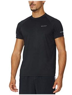 Men's Quick Dry Short Sleeve T-Shirt Running Workout Shirts