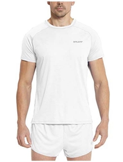 Men's Quick Dry Short Sleeve T-Shirt Running Workout Shirts