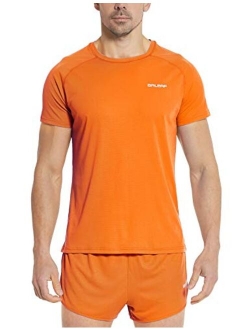 Men's Quick Dry Short Sleeve T-Shirt Running Workout Shirts