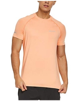 Men's Quick Dry Short Sleeve T-Shirt Running Workout Shirts