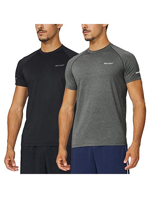 BALEAF Men's Quick Dry Short Sleeve T-Shirt Running Workout Shirts