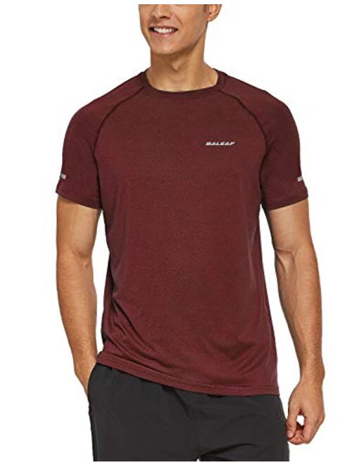 BALEAF Men's Quick Dry Short Sleeve T-Shirt Running Workout Shirts