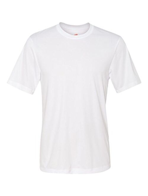 Hanes Sport Men's Heathered Performance Moisture Wicking T-Shirt