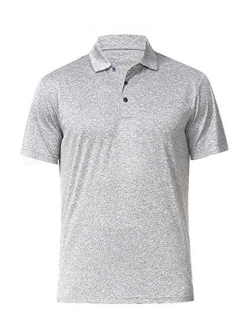 COSSNISS Men's Dry Fit Golf Polo Shirt