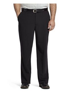 Men's Big and Tall Flex Straight Fit Flat Front Pant