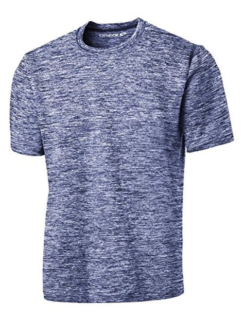 DRIEQUIP Men's Big and Tall Short Sleeve Moisture Wicking Athletic T-Shirts