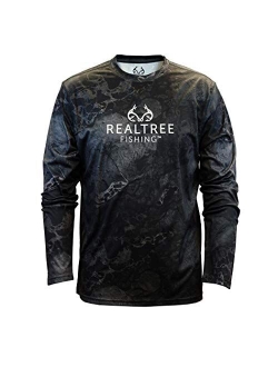 Staghorn Mens Long Sleeve Performance Tech Fishing Tee