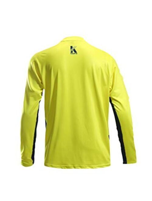 Performance Fishing Shirt Vented Long Sleeve Shirt Sun Protection UPF50 Moisture Wicking Rash Guard with Mesh Sides Loose Fit