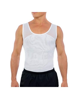 Esteem Apparel Original Men's Chest Compression Shirt to Hide Gynecomastia Moobs