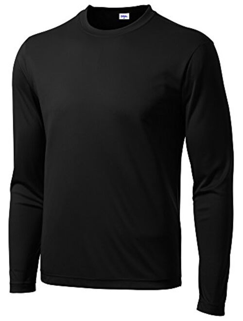 Opna Men's Long Sleeve Moisture Wicking Athletic Shirts