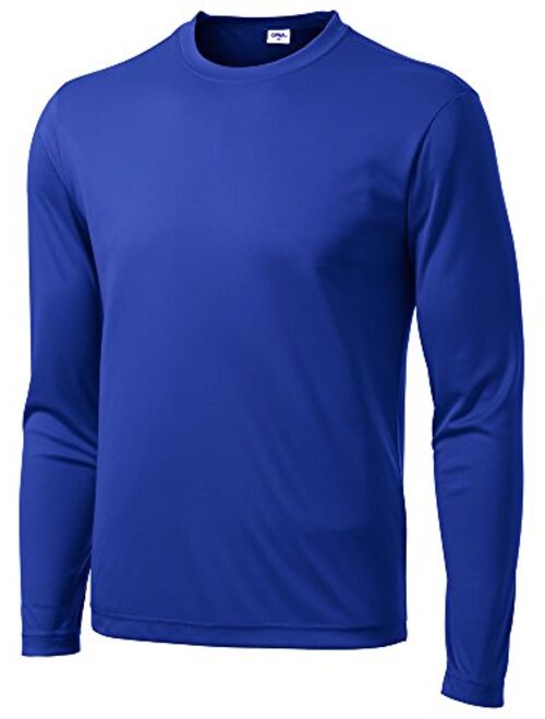 Opna Men's Long Sleeve Moisture Wicking Athletic Shirts