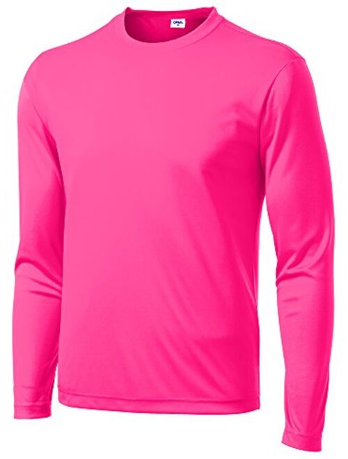 Opna Men's Long Sleeve Moisture Wicking Athletic Shirts