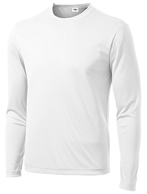 Opna Men's Long Sleeve Moisture Wicking Athletic Shirts