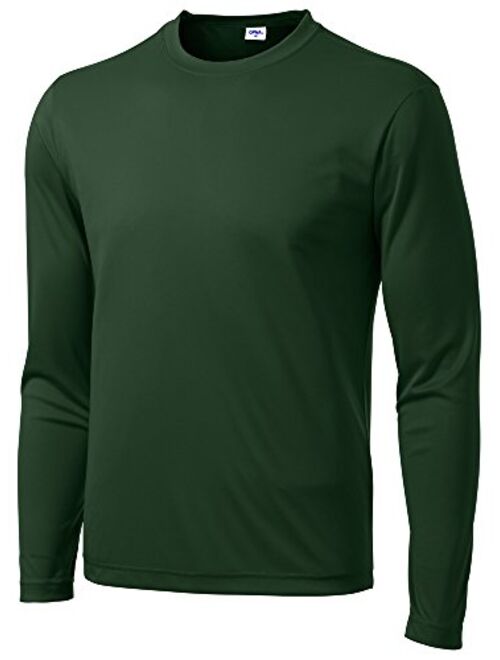 Opna Men's Long Sleeve Moisture Wicking Athletic Shirts