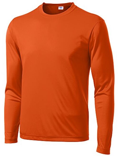 Opna Men's Long Sleeve Moisture Wicking Athletic Shirts