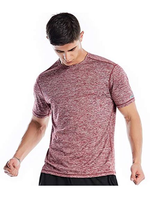 Dry Fit Athletic Shirts for Men Short Sleeve Workout Shirt