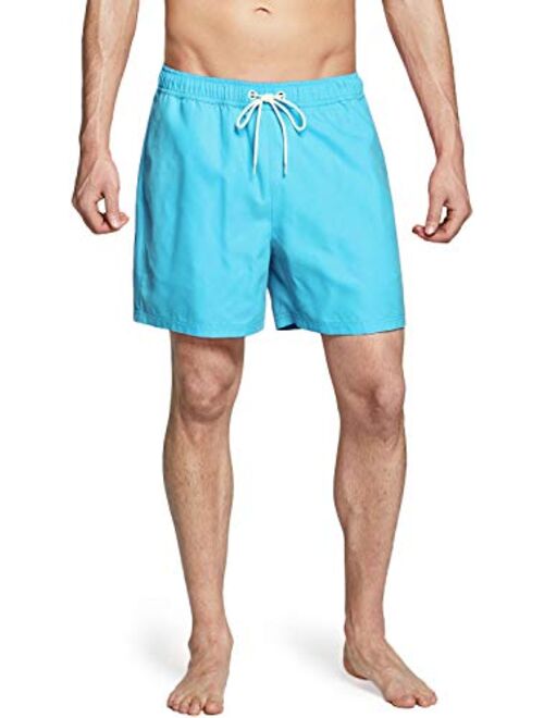 TSLA Men's Swim Trunks, Quick Dry Beach Swimming Board Shorts, Bathing Suits with Inner Mesh Lining and Pockets