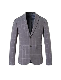 SuiSional Men's Luxury Dress Slim Fit Tuxedo Suit Jacket and Stylish Blazer