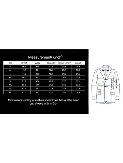 SuiSional Men's Luxury Dress Slim Fit Tuxedo Suit Jacket and Stylish Blazer