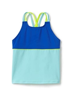 Girls Plus Racerback Tankini Top