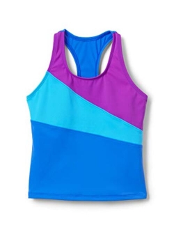 Girls Plus Racerback Tankini Top