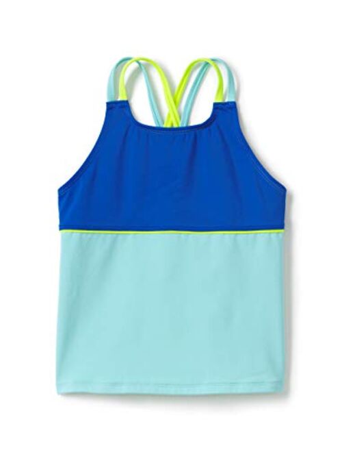 Lands' End Girls Plus Racerback Tankini Top