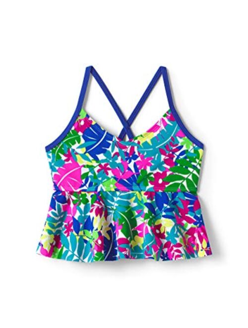 Lands' End Girls Plus Racerback Tankini Top