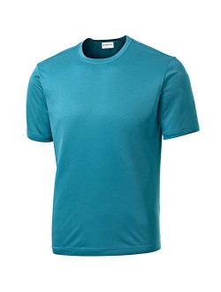 Clothe Co. Men's Short Sleeve Moisture Wicking Athletic T-Shirt