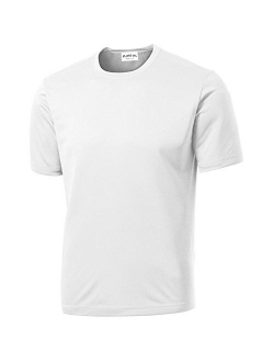 Clothe Co. Men's Short Sleeve Moisture Wicking Athletic T-Shirt