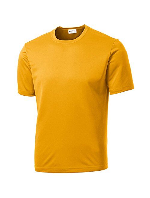 Clothe Co. Men's Short Sleeve Moisture Wicking Athletic T-Shirt