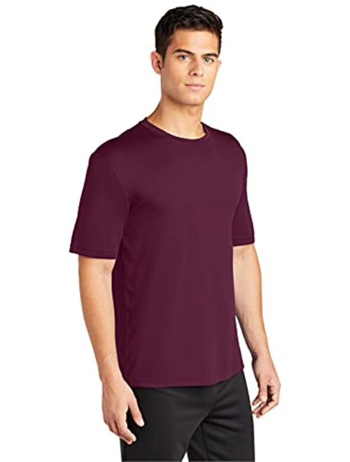 Clothe Co. Men's Short Sleeve Moisture Wicking Athletic T-Shirt