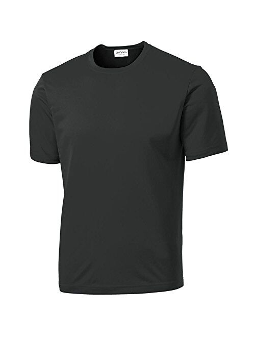 Clothe Co. Men's Short Sleeve Moisture Wicking Athletic T-Shirt