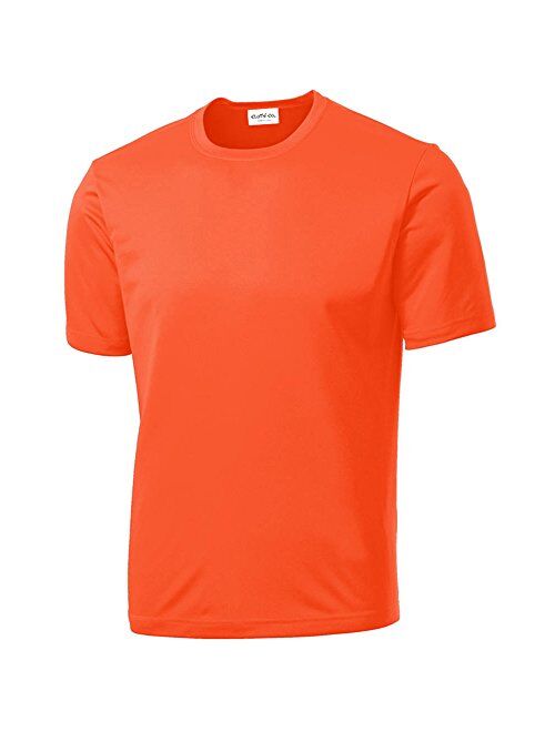 Clothe Co. Men's Short Sleeve Moisture Wicking Athletic T-Shirt