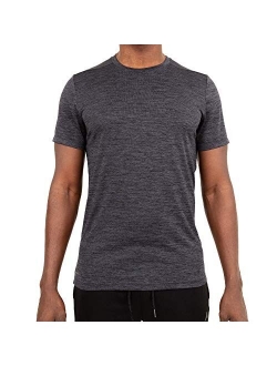 Alive Men's Tee Shirt Quick Dry Active Performance Short Sleeve Shirt