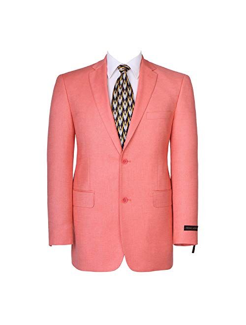 P&L Men's Classic Fit Two-Button Stretch Blazer Suit Separate Jacket