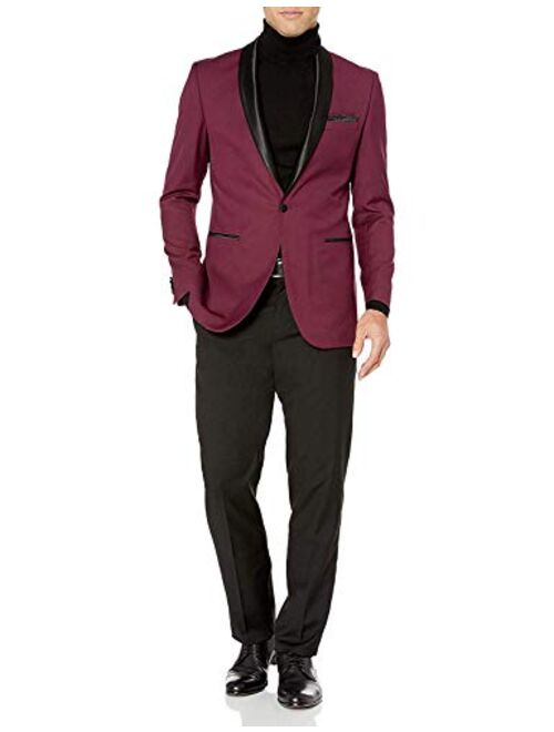 Adam Baker Men's Classic & Slim Fit Two-Piece Formal Tuxedo Suit - Available in Many Sizes & Colors