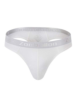 Hot Mens Thong Underwear,Thong Underwear for Men, Sexy Male T-Back G String Undie Butt-Flaunting