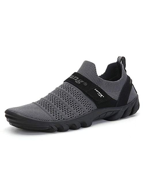 Leyang Mens Trail Running Shoes Womens Minimalist Comfortable Lightweight Barefoot Athletic Walking Jogging Sneakers