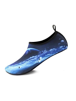 FADTOP Barefoot Quick-Dry Water Sports Shoes Aqua Socks for Swim Beach Pool Surf Yoga for Women Men