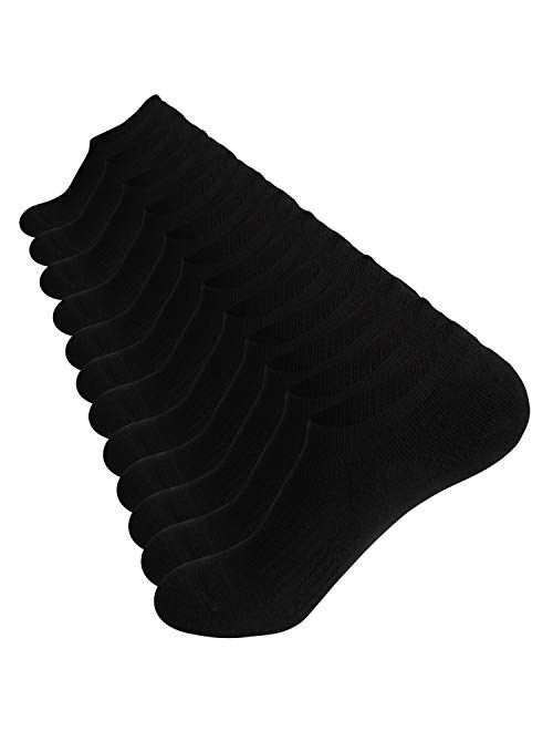 Closemate No Show Socks 6 Pairs Non Slip Cotton Low Cut Invisible Casual Socks for Men & Women