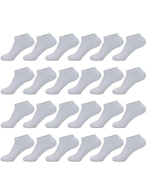 Enerwear-Coolmax 20 Pack Men's and Women's Cotton Low Cut Socks