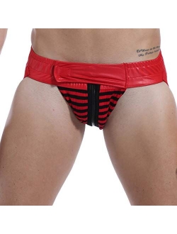YUFEIDA Men's Lingerie G-String Thongs Underwear Sexy Low Rise Bikini Black Underpants