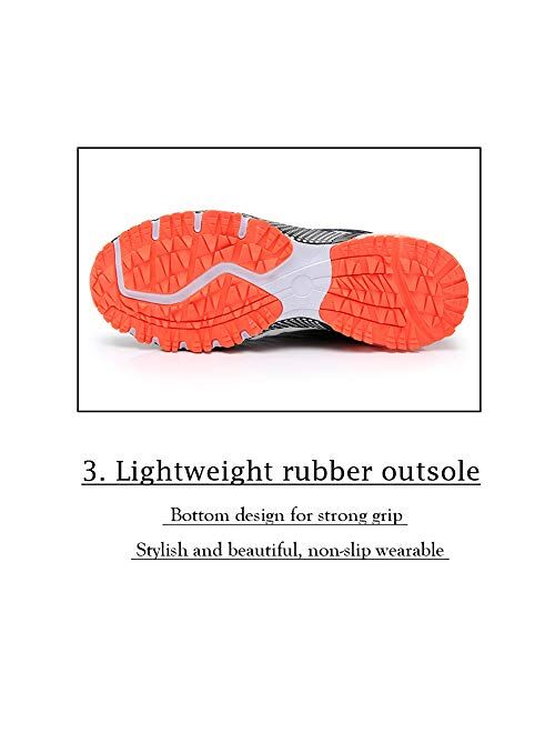 Axcone Mens Shock Absorbing Sports Fitness Athletic Casual Shoes