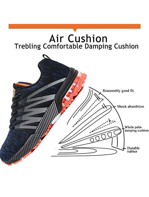 Axcone Mens Shock Absorbing Sports Fitness Athletic Casual Shoes