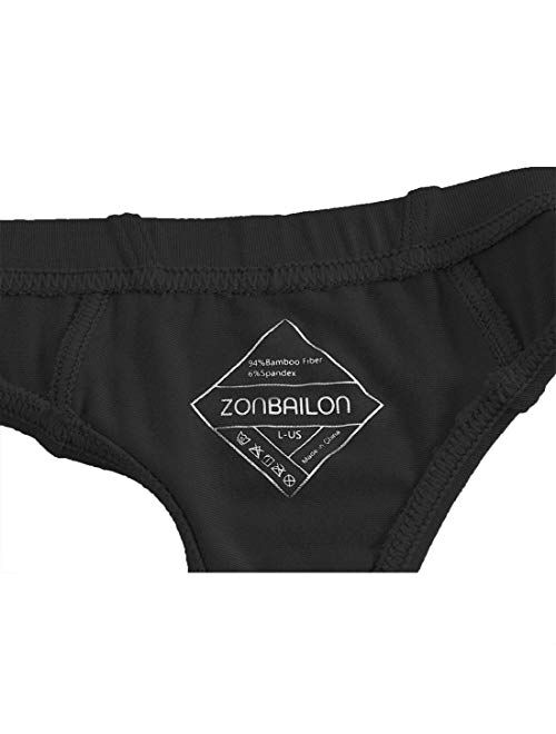 ZONBAILON Mens Thong Underwear, G-String for Men